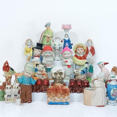 LOT 127: Set of (25) Japan Porcelain Miniature Figurines
