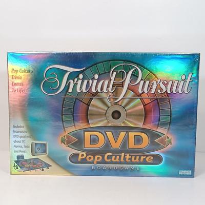 LOT 129: NIP Games - Trivial Pursuit DVD Pop Culture, PictureMate! 2nd Edition, Words with Friends & More