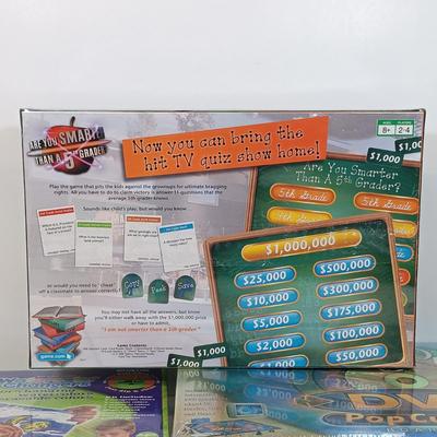 LOT 129: NIP Games - Trivial Pursuit DVD Pop Culture, PictureMate! 2nd Edition, Words with Friends & More