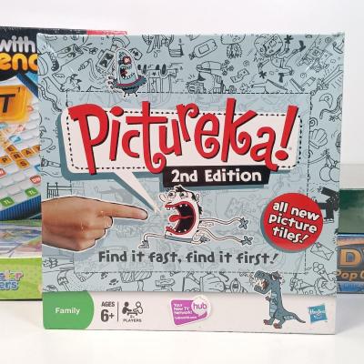 LOT 129: NIP Games - Trivial Pursuit DVD Pop Culture, PictureMate! 2nd Edition, Words with Friends & More