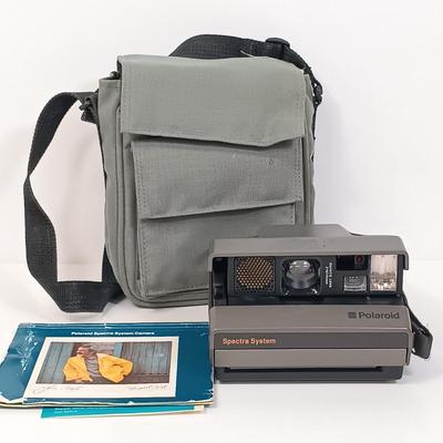 LOT 131: Polaroid Spectra System Camera, Hitachi TRQ-290 Cassette Recorder, NIP Cassettes & More