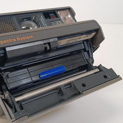 LOT 131: Polaroid Spectra System Camera, Hitachi TRQ-290 Cassette Recorder, NIP Cassettes & More