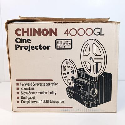 LOT 132: Kodak Instamatic M110 Movie Projector & Chino 4000GL Cine Projector