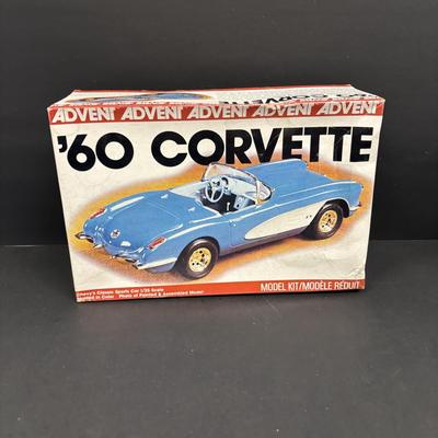 LOT 134: Vintage1959 & 1960 Corvette Models & 2 Unopened Puzzled: Elvis Pressley & Ice Cream Days
