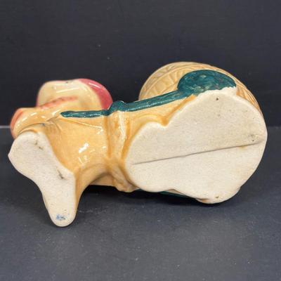 LOT 138: Vintage Japan Lusterware Porcelain Figural Wall Pockets & More