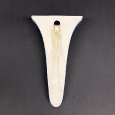 LOT 141: Vintage Japan Lusterware Porcelain Figural Wall Pockets: Art Deco, Ship & Floral