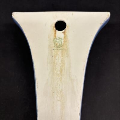 LOT 141: Vintage Japan Lusterware Porcelain Figural Wall Pockets: Art Deco, Ship & Floral