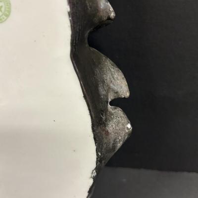 LOT 142: Vintage Floral Japan Lusterware Porcelain Figural Wall Pockets