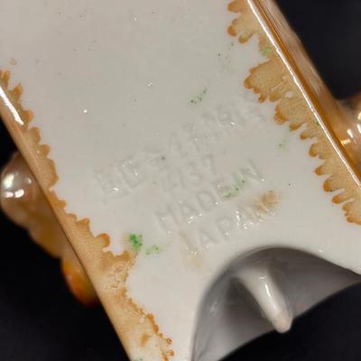 LOT 143: Vintage Hand-Painted Landscape Wall Pockets along with Vintage Cuckoo Clock Wall Pockets