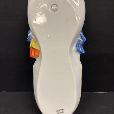 LOT 144: Vintage Hand-Painted Victorian Lady Porcelain Figural Wall Pockets & More