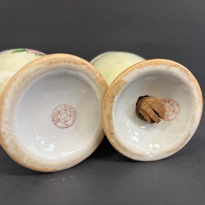 LOT 146: Vintage Japan Lusterware Wall Pockets, Creamer/Sugar Set, Fish/Bird Ashtrays and More