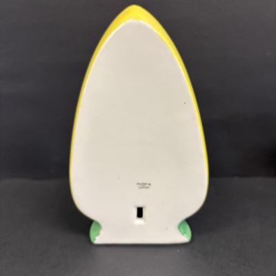 LOT 147: Vintage Moriage Bird Wall Pocket & Hand-Painted Figural Wall Pockets