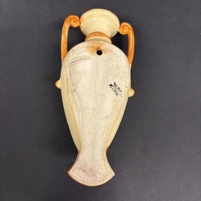 LOT 149: Vintage Wall Pockets: Miyata Ware, Yellow Parot, Bird/Floral