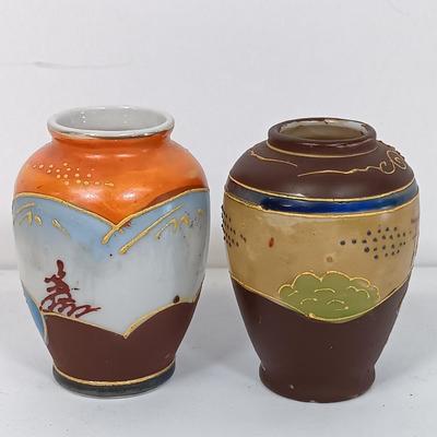 LOT 152: Vintage Japan Enameled and Handpainted Porcelain Figurines Set of (17)