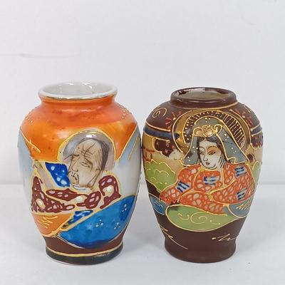 LOT 152: Vintage Japan Enameled and Handpainted Porcelain Figurines Set of (17)