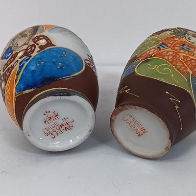 LOT 152: Vintage Japan Enameled and Handpainted Porcelain Figurines Set of (17)