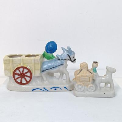 LOT 153: Set of (14) Vintage Japan Porcelain Miniature Figurines