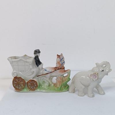 LOT 153: Set of (14) Vintage Japan Porcelain Miniature Figurines