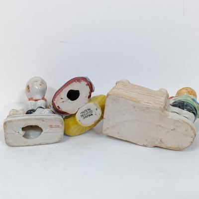 LOT 153: Set of (14) Vintage Japan Porcelain Miniature Figurines