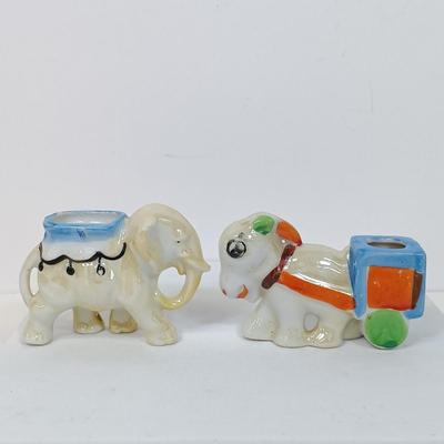 LOT 153: Set of (14) Vintage Japan Porcelain Miniature Figurines