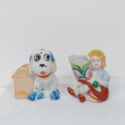 LOT 153: Set of (14) Vintage Japan Porcelain Miniature Figurines