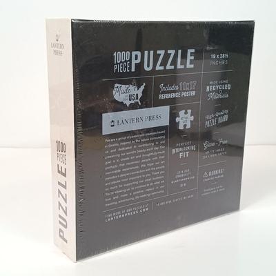 LOT 154: Set of (9) Puzzles - 3D Globe Puzzle with 1000 Pc and 500 Pc Puzzles