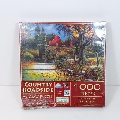 LOT 154: Set of (9) Puzzles - 3D Globe Puzzle with 1000 Pc and 500 Pc Puzzles