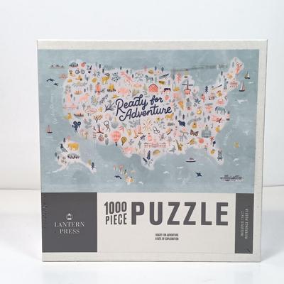 LOT 154: Set of (9) Puzzles - 3D Globe Puzzle with 1000 Pc and 500 Pc Puzzles