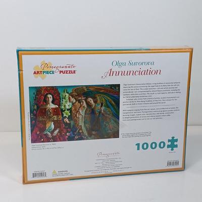 LOT 155: NIP Sure-Lox Art Gallery 10 Puzzle Kit, Metropolitan Museum of Art 3D Folding Screen Puzzle & More