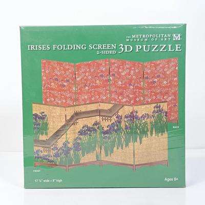 LOT 155: NIP Sure-Lox Art Gallery 10 Puzzle Kit, Metropolitan Museum of Art 3D Folding Screen Puzzle & More