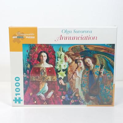 LOT 155: NIP Sure-Lox Art Gallery 10 Puzzle Kit, Metropolitan Museum of Art 3D Folding Screen Puzzle & More