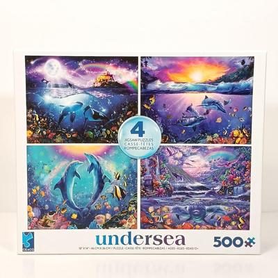 LOT 156: NIP Set of (8) 500 and 1000 Pc Puzzles