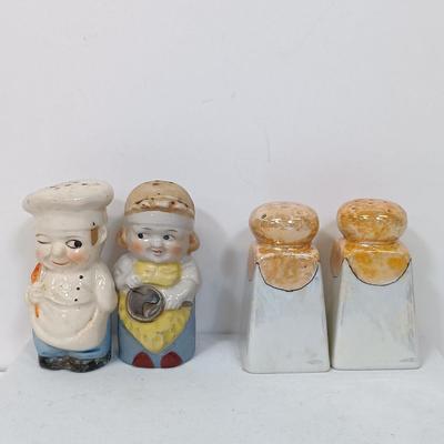 LOT 158: Set of (13) Vintage Porcelain Salt and Pepper Shakers