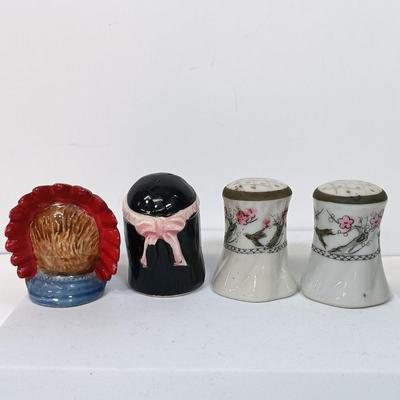 LOT 158: Set of (13) Vintage Porcelain Salt and Pepper Shakers