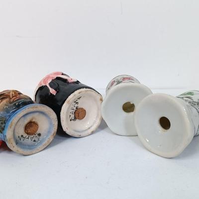 LOT 158: Set of (13) Vintage Porcelain Salt and Pepper Shakers