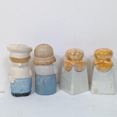LOT 158: Set of (13) Vintage Porcelain Salt and Pepper Shakers