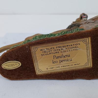 LOT 159: The Franklin Mint 1987 Wildlife Preservation Trust Sculpture Collection Set of (4)