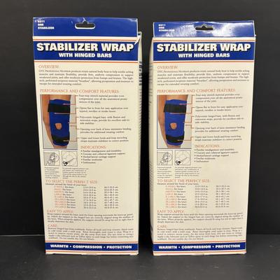 LOT 166: New/Old Stabilizer Wraps, Knee Supports & Calf Support
