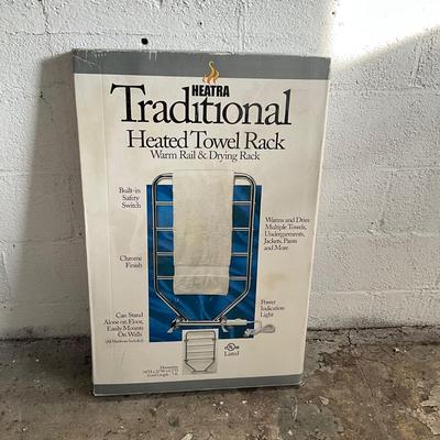 564 New in Box Heated Towel Rack