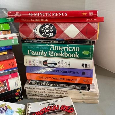 743 Lot of Cook Books and Blank Recipe File Books