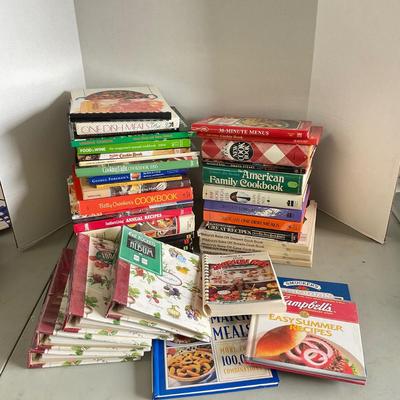 743 Lot of Cook Books and Blank Recipe File Books