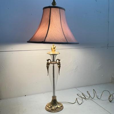 791 Chapman Crystal and Brass Lamp
