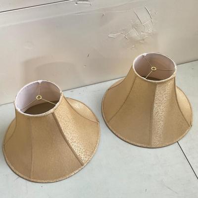 794 Pair of Taupe Lampshades
