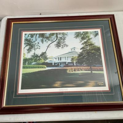 796 Signed Afternoon Shadows Agustus Golf Club by Jack Chilton Jr