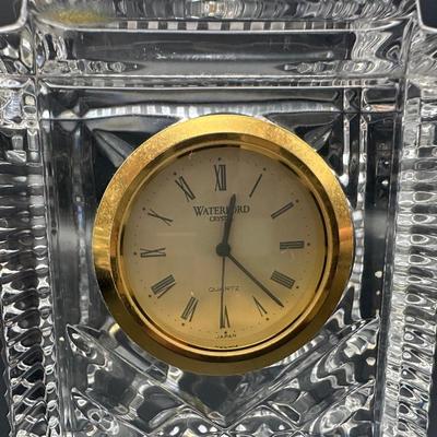 Waterford Crystal Gold Face Mantel Clock