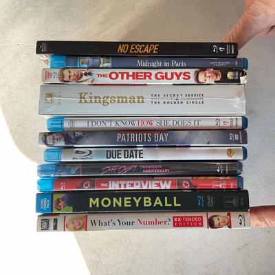 855 Lot of Blue Ray DVD's