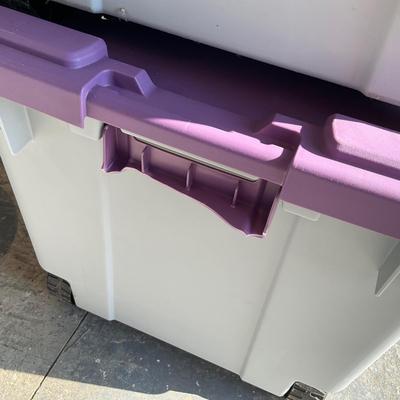 862 Two Pull Along Starlit Storage Tubs