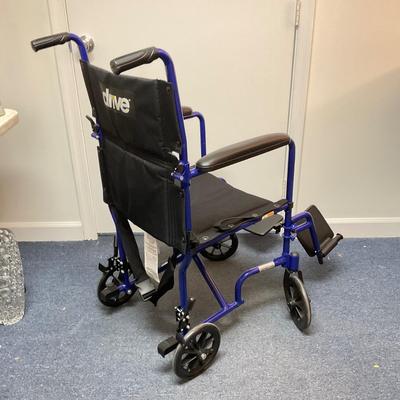 873 Like New DRIVE Transport Chair