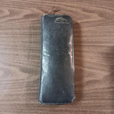 VINTAGE FISHING LURES IN A SPIN LURE BOOK