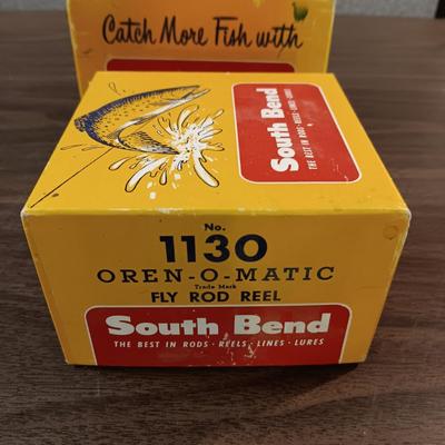 SOUTH BEND 1600 SPIN CAST AND 1130 FLY ROD REEL "EMPTY" BOXES